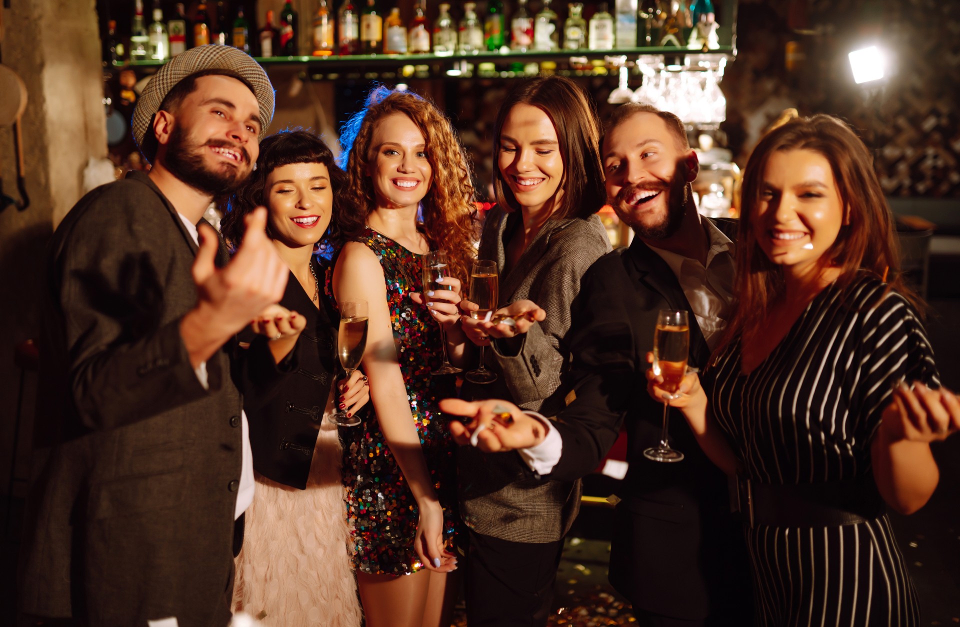 Geburtstagsparty und fetziger Partymusik